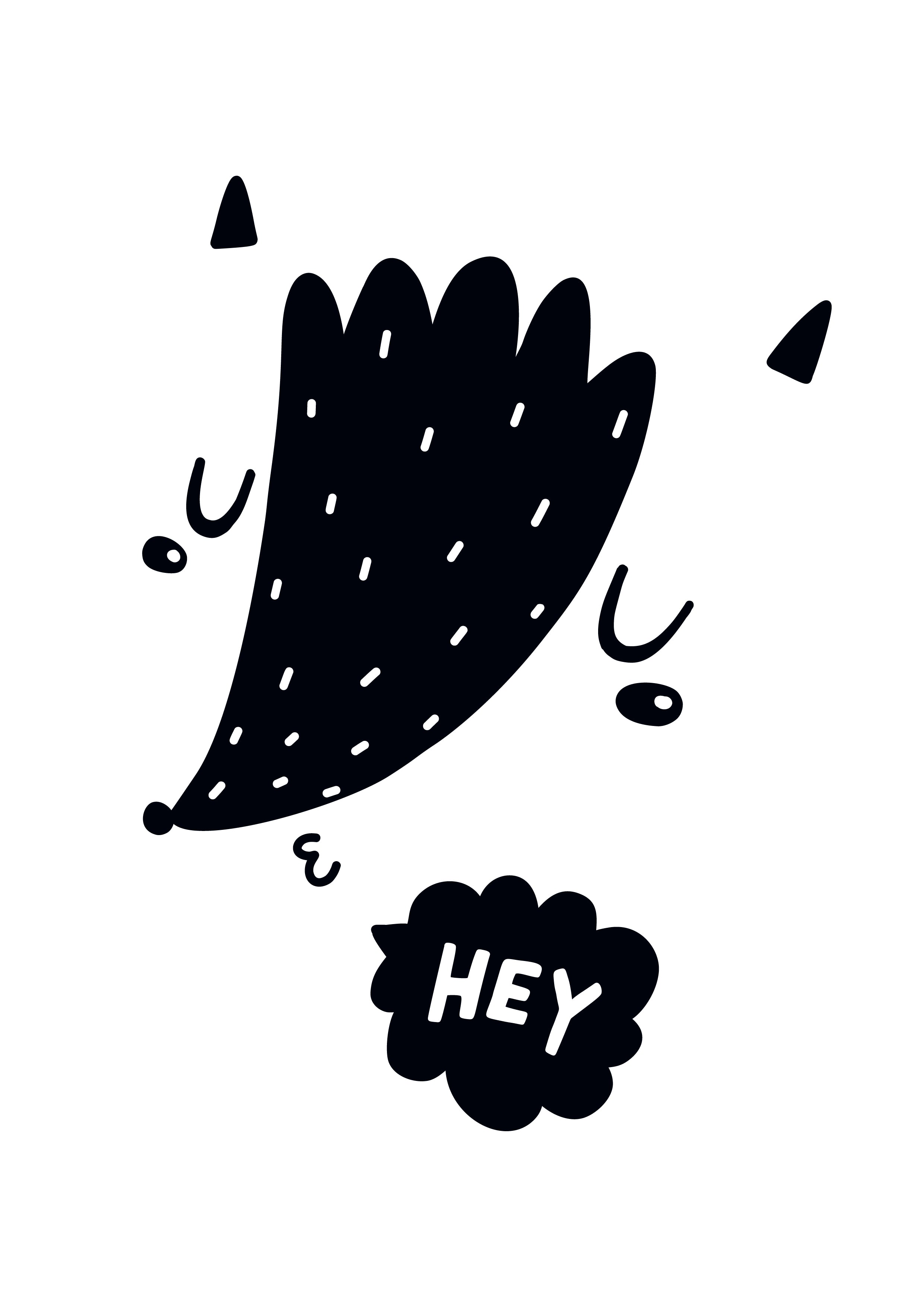 Hey - Modern Wall Art - Olli+Lime
